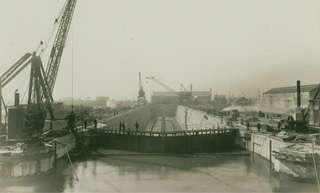 Construction of Swansea Drydocks